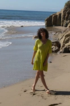 Velvet By Graham & Spencer BRIANNE COTTON GAUZE TIERED DRESS Womens