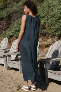 Velvet By Graham & Spencer Womens ACADIA LINEN MAXI DRESS 7 Velvet By Graham & Spencer Womens ACADIA LINEN MAXI DRESS