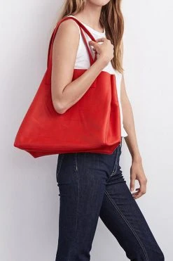 Velvet By Graham & Spencer CLOVER LEATHER TOTE