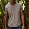 Velvet By Graham & Spencer Mens AMARO CREW NECK SLUB TEE