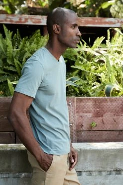 Velvet By Graham & Spencer SAMSEN WHISPER CLASSIC V-NECK TEE