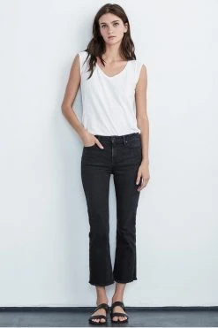 Velvet By Graham & Spencer TWIGGY HIGH RISE CROP JEAN