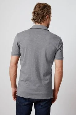 Velvet By Graham & Spencer Mens RANDALL COTTON SLUB POLO