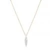 Velvet By Graham & Spencer Accessories TINY PAVÉ MARQUISE NECKLACE By ADINA REYTER