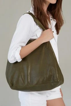 Velvet By Graham & Spencer CLOVER LEATHER TOTE