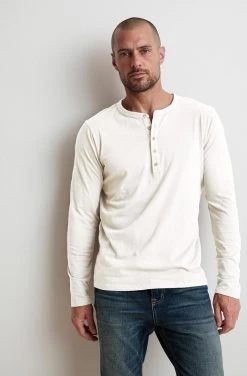 Velvet By Graham & Spencer ALVARO COTTON JERSEY HENLEY