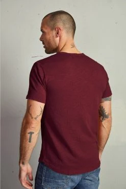 Velvet By Graham & Spencer Mens AMARO CREW NECK SLUB TEE