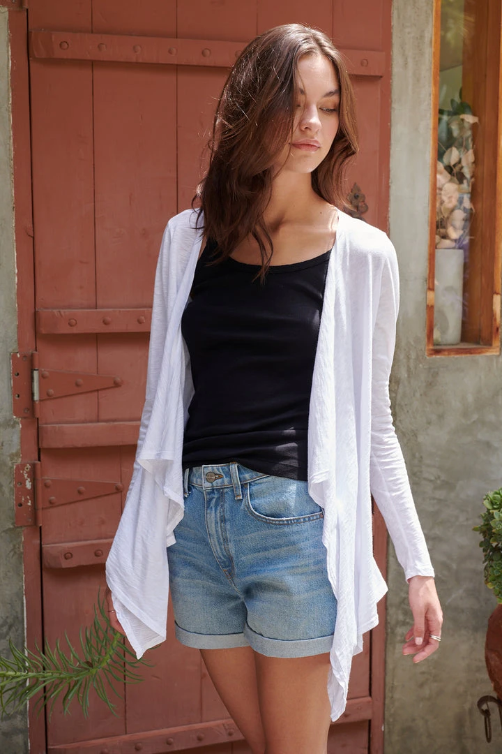 Velvet By Graham & Spencer Womens ALIZA RIBBED COTTON LAYERING TANK 7 Velvet By Graham & Spencer Womens ALIZA RIBBED COTTON LAYERING TANK