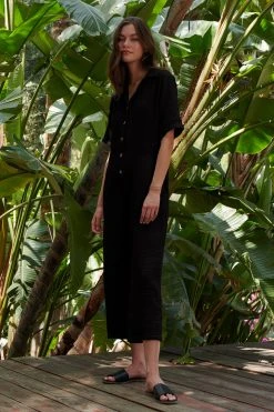 Velvet By Graham & Spencer ELIA COTTON GAUZE JUMPSUIT Womens