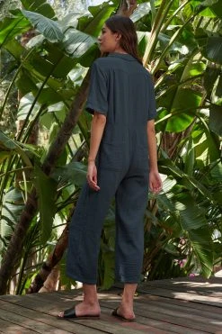 Velvet By Graham & Spencer ELIA COTTON GAUZE JUMPSUIT Womens