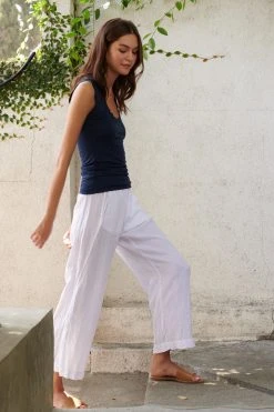 Velvet By Graham & Spencer Womens LOLA LINEN PANT