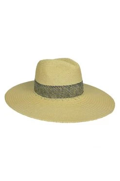 Velvet By Graham & Spencer GINGHAM INSET SUNHAT Accessories