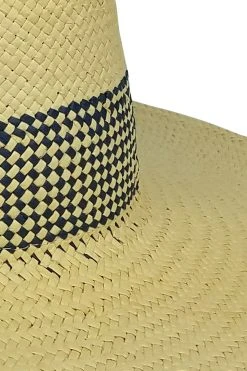 Velvet By Graham & Spencer GINGHAM INSET SUNHAT Accessories