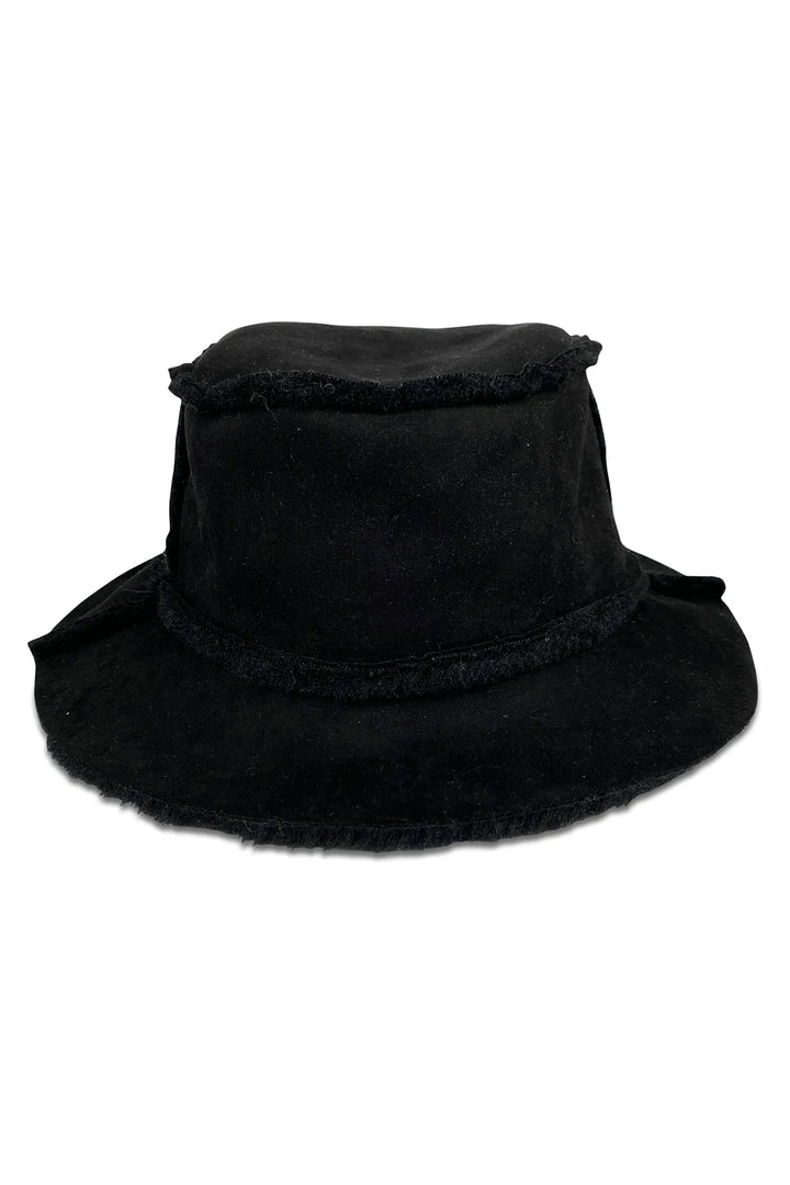 Velvet By Graham & Spencer REVERSIBLE FAUX SHEARLING BUCKET HAT 3 Velvet By Graham & Spencer REVERSIBLE FAUX SHEARLING BUCKET HAT