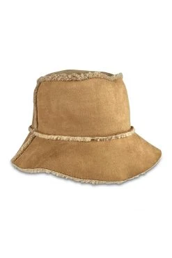 Velvet By Graham & Spencer REVERSIBLE FAUX SHEARLING BUCKET HAT 14 Velvet By Graham & Spencer REVERSIBLE FAUX SHEARLING BUCKET HAT