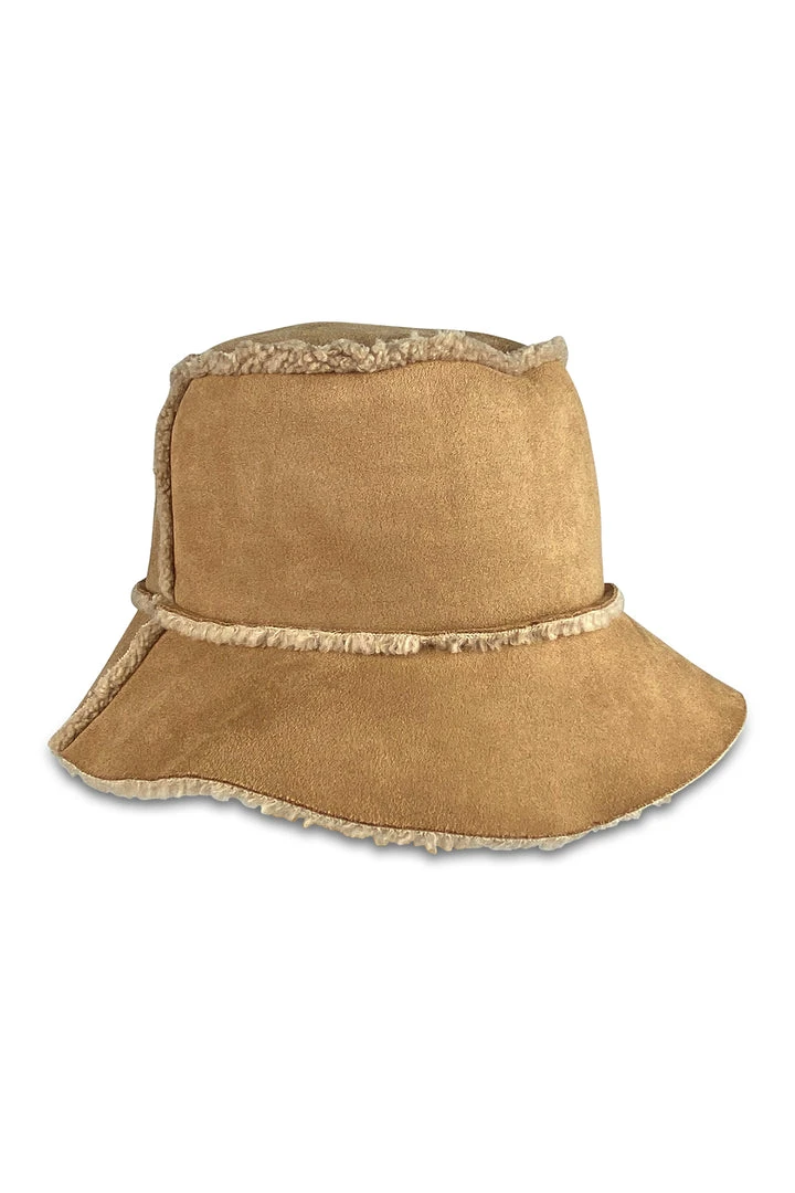 Velvet By Graham & Spencer REVERSIBLE FAUX SHEARLING BUCKET HAT 7 Velvet By Graham & Spencer REVERSIBLE FAUX SHEARLING BUCKET HAT