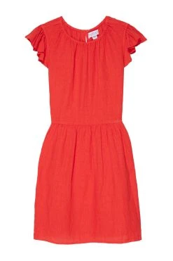 Velvet By Graham & Spencer Womens EVONNE LINEN DRESS