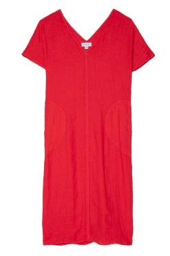 Velvet By Graham & Spencer YANA LINEN CAFTAN DRESS