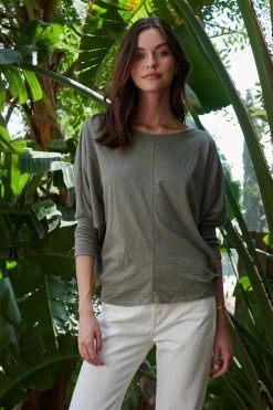 Velvet By Graham & Spencer JOSS DOLMAN SLEEVE TEE Womens
