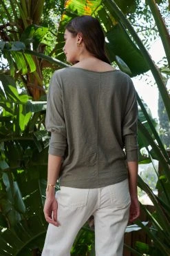 Velvet By Graham & Spencer JOSS DOLMAN SLEEVE TEE Womens