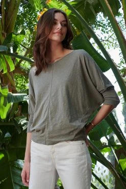 Velvet By Graham & Spencer JOSS DOLMAN SLEEVE TEE Womens