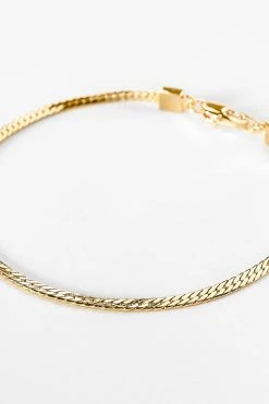 Womens MINI DANI HERRINGBONE BRACELET BY THATCH
