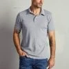 Velvet By Graham & Spencer Mens RANDALL COTTON SLUB POLO