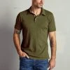 Velvet By Graham & Spencer RANDALL COTTON SLUB POLO Mens