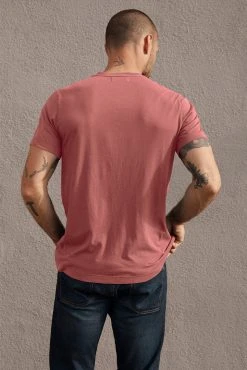 Velvet By Graham & Spencer SAMSEN WHISPER CLASSIC V-NECK TEE Mens