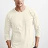 Velvet By Graham & Spencer SIMEON RAW EDGE COTTON SLUB TEE