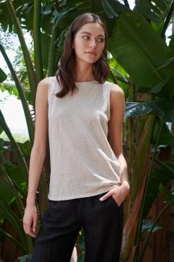 Velvet By Graham & Spencer TAURUS COTTON SLUB TANK