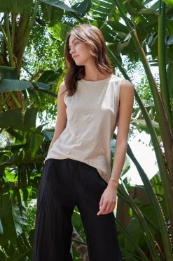 Velvet By Graham & Spencer TAURUS COTTON SLUB TANK