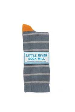 CLUB STRIPE CREW SOCK BY LITTLE RIVER SOCK MILL 17 CLUB STRIPE CREW SOCK BY LITTLE RIVER SOCK MILL