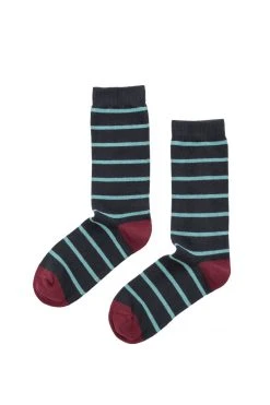 CLUB STRIPE CREW SOCK BY LITTLE RIVER SOCK MILL 14 CLUB STRIPE CREW SOCK BY LITTLE RIVER SOCK MILL