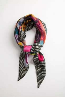 Velvet By Graham & Spencer PRINTED DIAMOND SILK BLEND SCARF BY VISMAYA