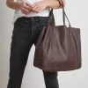 Velvet By Graham & Spencer CLOVER LEATHER TOTE