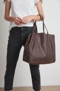 Velvet By Graham & Spencer CLOVER LEATHER TOTE