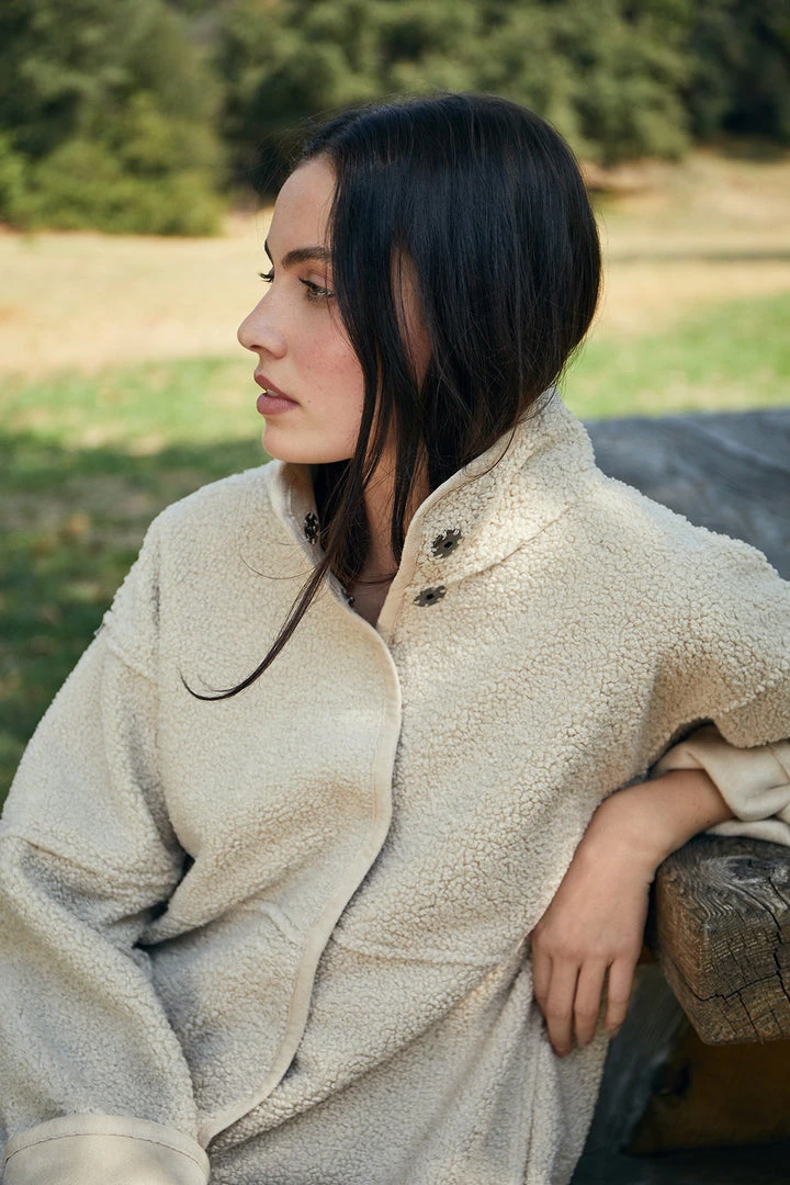 Velvet By Graham & Spencer ALBANY REVERSIBLE LUX SHERPA COAT 10 Velvet By Graham & Spencer ALBANY REVERSIBLE LUX SHERPA COAT