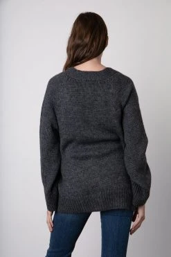 Velvet By Graham & Spencer Womens KIM BUTTON FRONT CARDIGAN