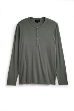 Velvet By Graham & Spencer Mens ALVARO COTTON JERSEY HENLEY