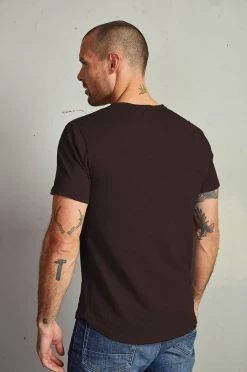 Velvet By Graham & Spencer Mens AMARO CREW NECK SLUB TEE