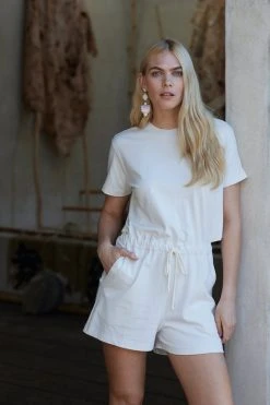 Velvet By Graham & Spencer Womens AMBER CUT OUT ROMPER