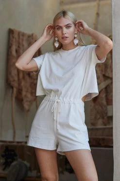 Velvet By Graham & Spencer Womens AMBER CUT OUT ROMPER