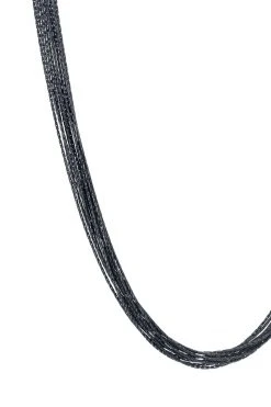 Sloan Studio BLACK RHODIUM NECKLACE BY SLOAN Womens