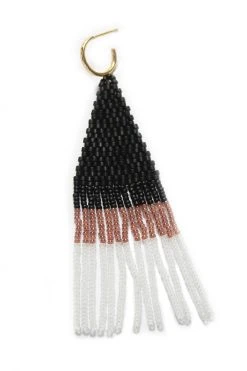 FRANJA BEADED FRINGE EARRINGS BY BLUMA PROJECT Womens