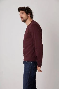 Velvet By Graham & Spencer KING CREW NECK SWEATSHIRT Mens