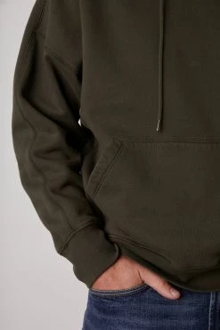 Velvet By Graham & Spencer MAXIM PULLOVER HOODIE Mens