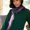 PLAID WOOL BLEND SCARF BY EPICE Womens