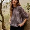 Velvet By Graham & Spencer CADENCE PRINTED BLOUSE