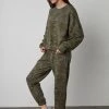 Velvet By Graham & Spencer SKYE CAMO SWEATPANT